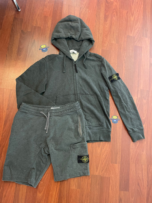 Stone Island Fleece + Shorts set